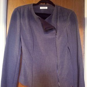 Calvin Klein zip-up blazer